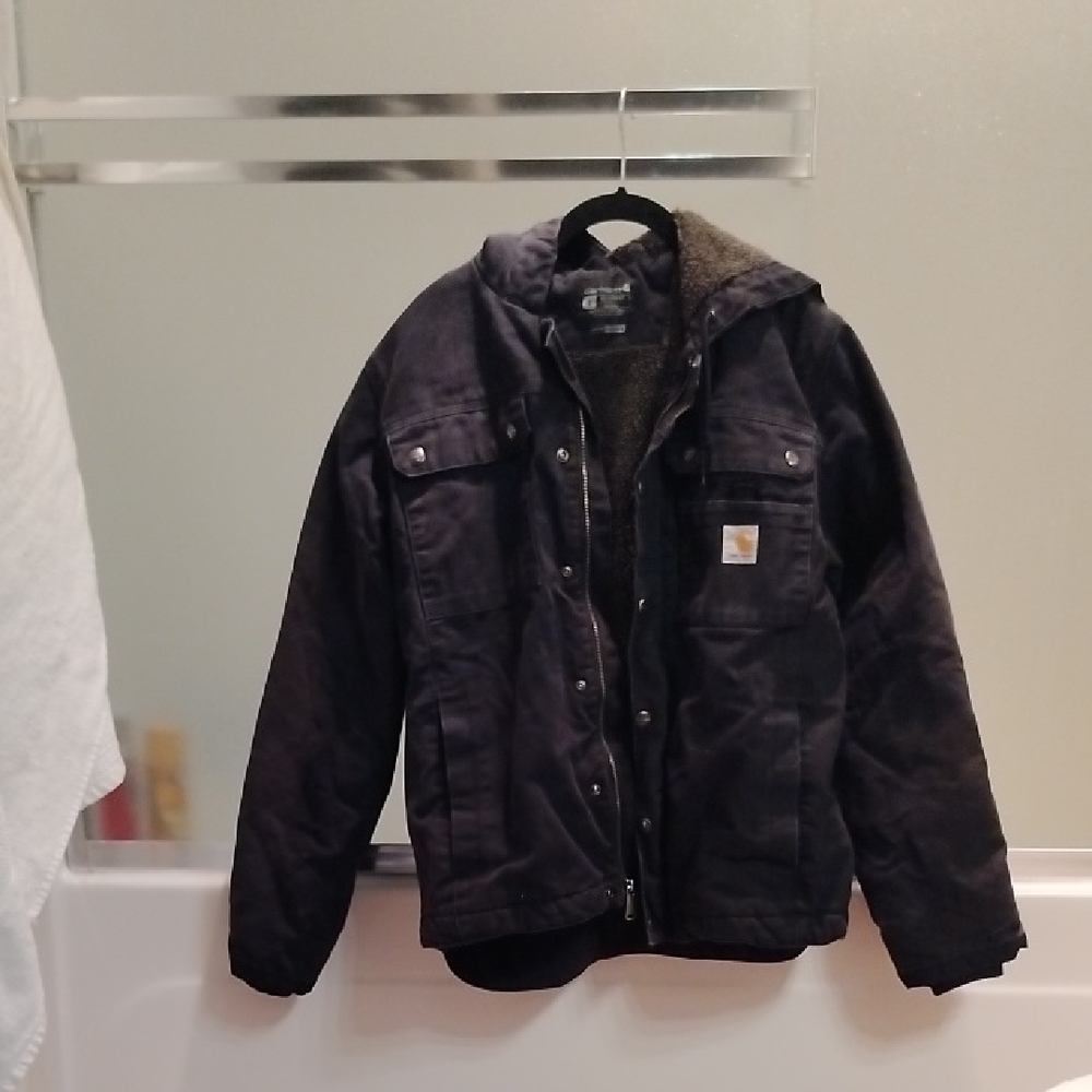 Carhartt Black Mens Coat size S small